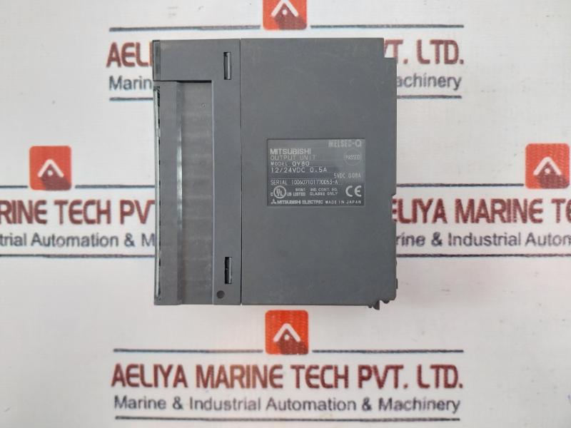 Mitsubishi Electric Melsec-q Qy80 Digital Output Module 12/24Vdc 0.5A