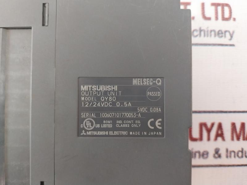 Mitsubishi Electric Qy80 Melsec-q Digital Output Module 12/24Vdc 0.5A