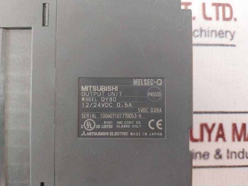 Mitsubishi Electric Melsec-q Qy80 Digital Output Module 12/24Vdc 0.5A