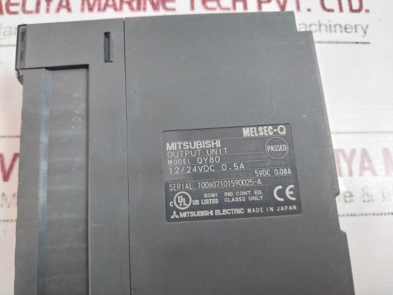 Mitsubishi Electric Melsec-q Qy80 Output Unit Plc Module 1224Vdc 0.5A