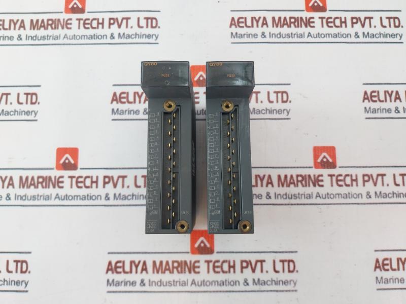 Mitsubishi Electric Qy80 Plc Q Series Output Module 12/24Vdc 0.5A