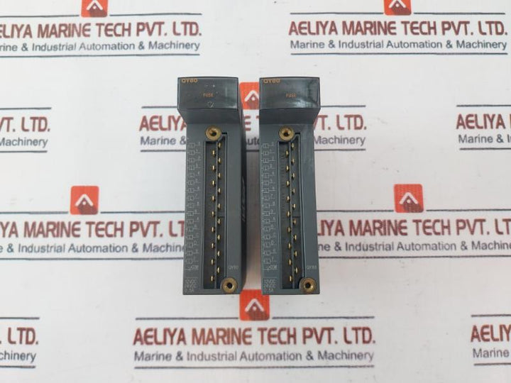 Mitsubishi Electric Qy80 Plc Q Series Output Module 12/24Vdc 0.5A