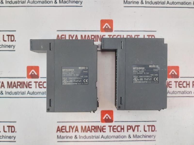 Mitsubishi Electric Qy80 Plc Q Series Output Module 12/24Vdc 0.5A