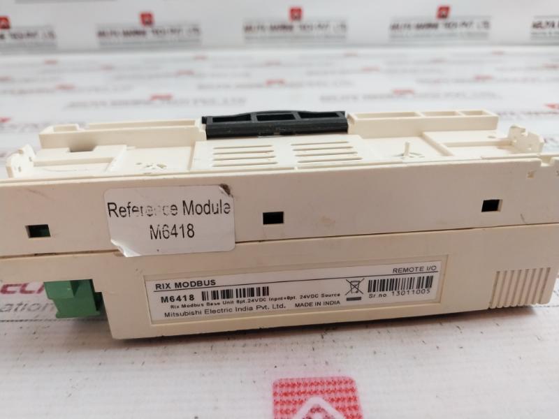 Mitsubishi Electric Rix 6418 Remote I/O Modbus Base Unit 8Pt 24Vdc 14023C14V2