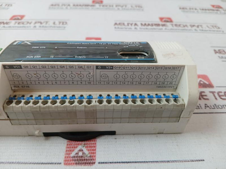 Mitsubishi Electric Rix C6716 Canopan Base Unit 16 Pt. 24Vdc Source Output 250Ma