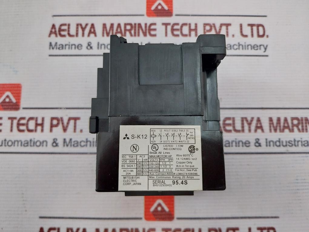 Mitsubishi Electric S-k12 Magnetic Contactor 100-110V 50Hz