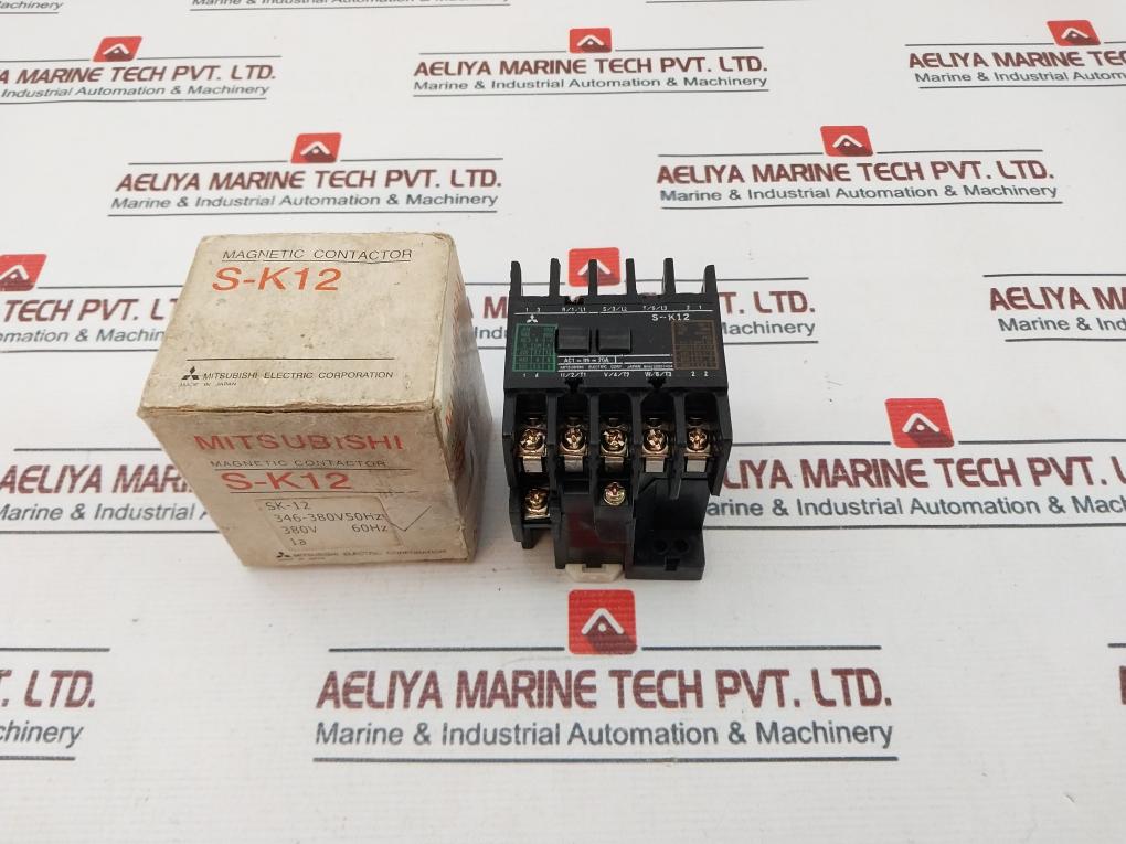 Mitsubishi Electric S-k12 Magnetic Contactor 20A 380V-440 50Hz