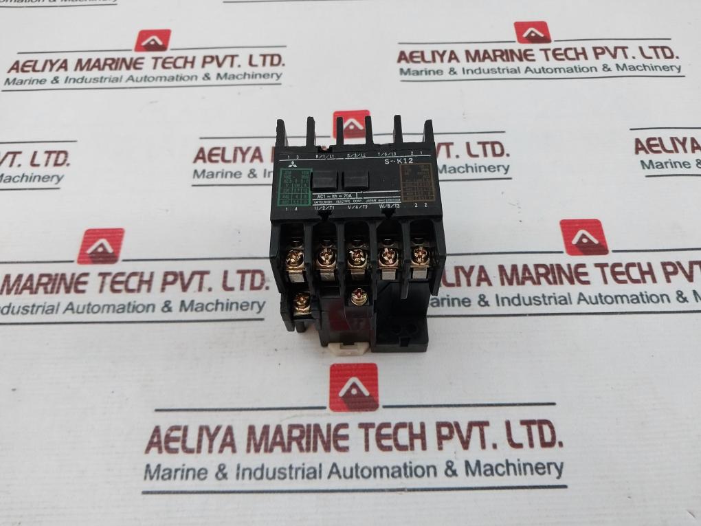 Mitsubishi Electric S-k12 Magnetic Contactor 20A 380V-440 50Hz