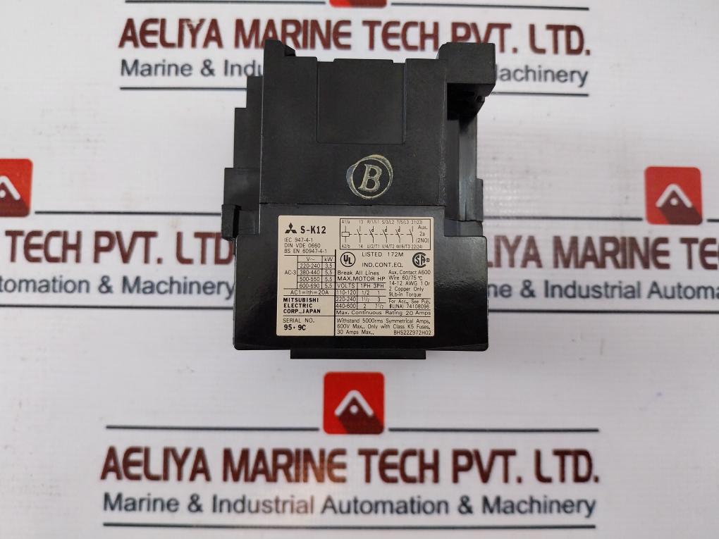 Mitsubishi Electric S-k12 Magnetic Contactor Nk 85T403, 20A