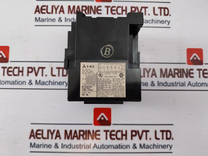 Mitsubishi Electric S-k12 Magnetic Contactor Nk 85T403, 20A