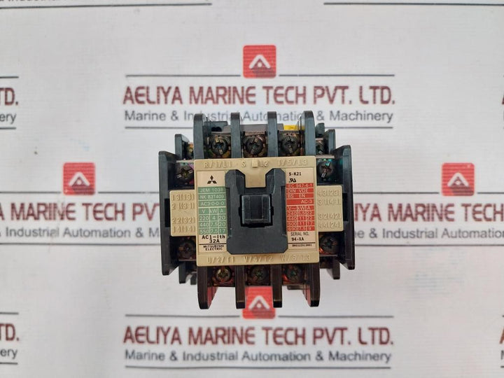 Mitsubishi Electric S-k21 Magnetic Contactor 100V
