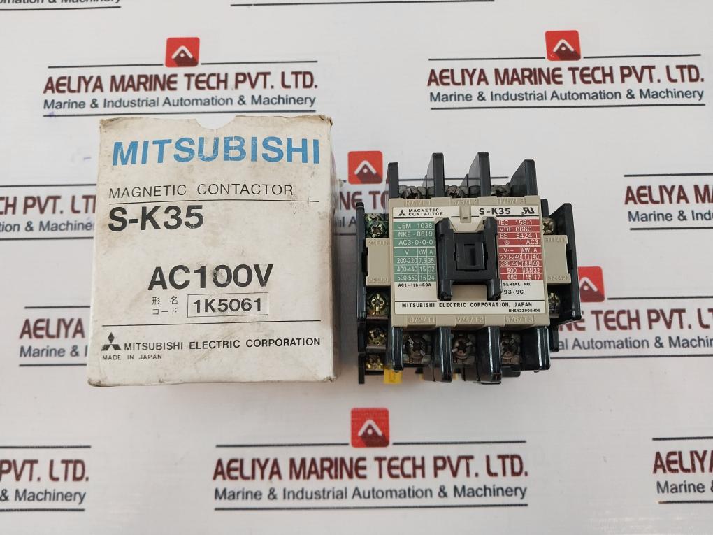 Mitsubishi Electric S-k35 Magnetic Contactor Ac100V