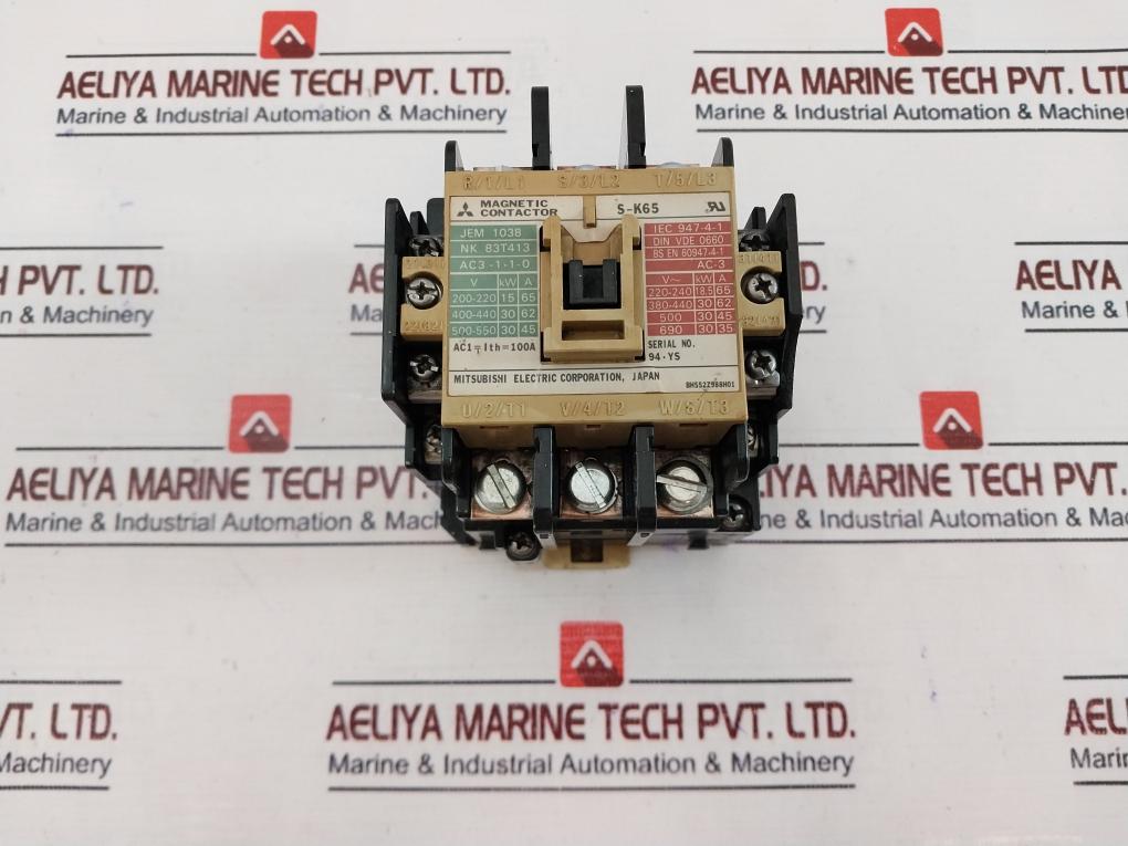 Mitsubishi Electric S-k65 Magnetic Contactor 100-127V 50/60Hz – Aeliya ...