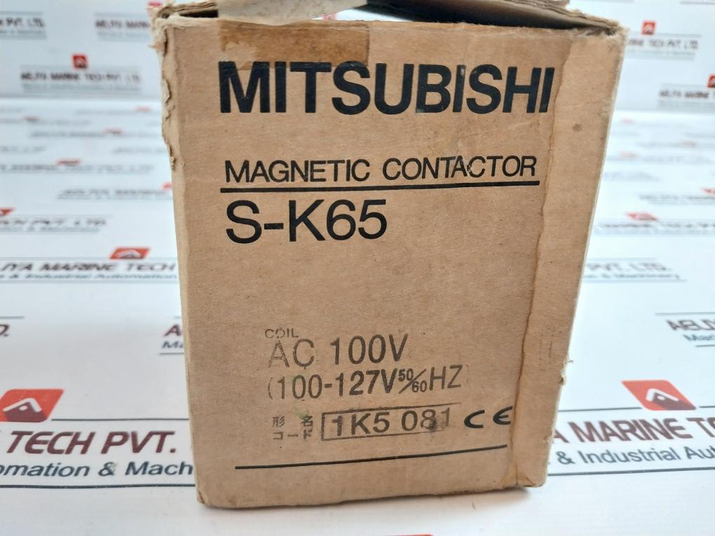 Mitsubishi Electric S-k65 Magnetic Contactor H569C793G11, 100-127V 100A 50/60Hz