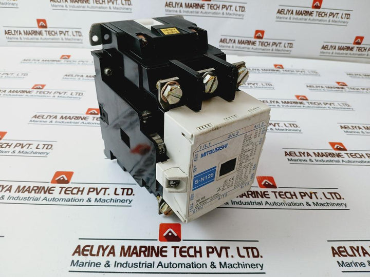 Mitsubishi Electric S-n125 Magnetic Contactor 150A 100-127V 50/60Hz