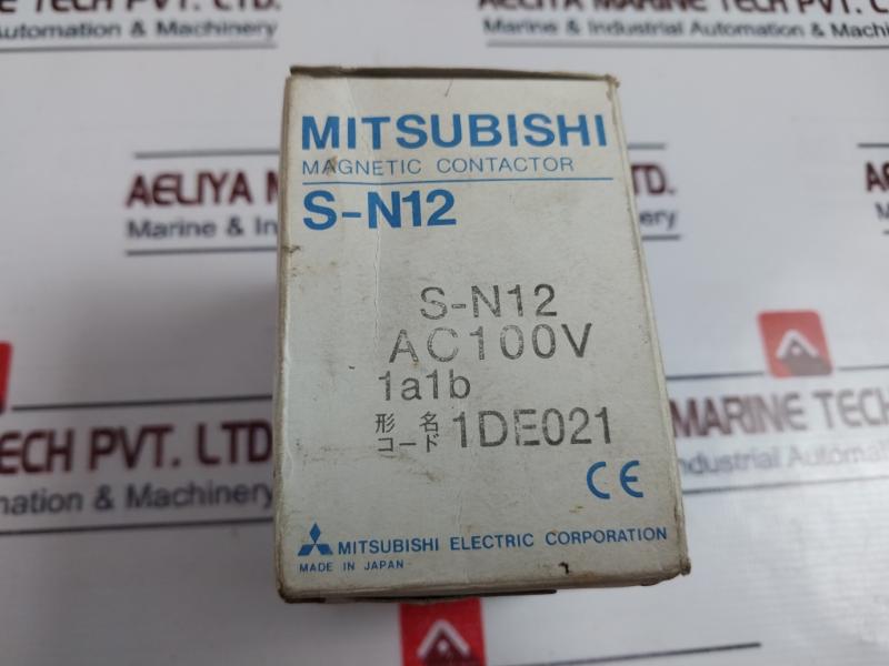 Mitsubishi Electric S-n12 Magnetic Contactor Ac 100V 20A