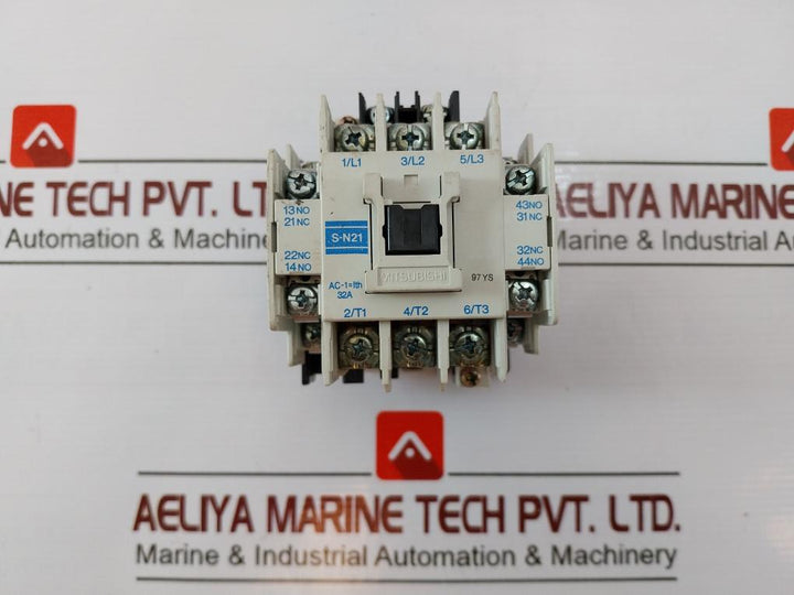 Mitsubishi Electric S-n21 Magnetic Contactor Jem 1038 32A 100-110V 60Hz