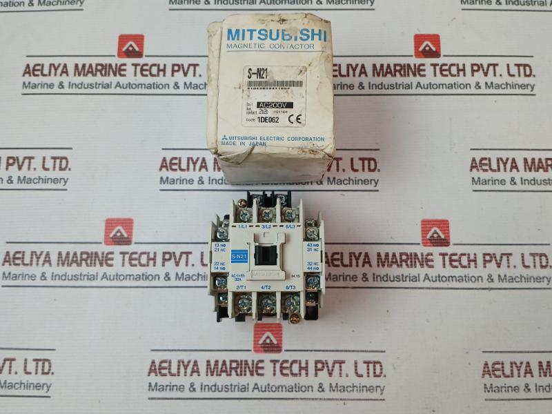 Mitsubishi Electric S-n21 S-n Series Magnetic Contactor Bh732Y923H04 Ac200V