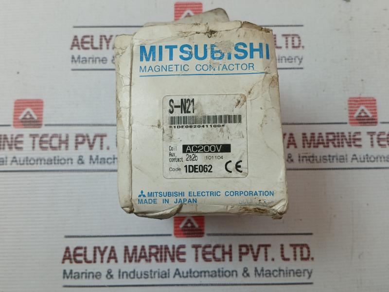 Mitsubishi Electric S-n21 S-n Series Magnetic Contactor Bh732Y923H04 Ac200V