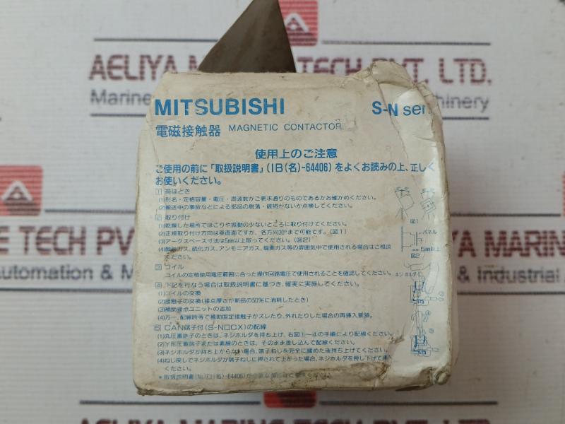 Mitsubishi Electric S-n21 S-n Series Magnetic Contactor Bh732Y923H04 Ac200V