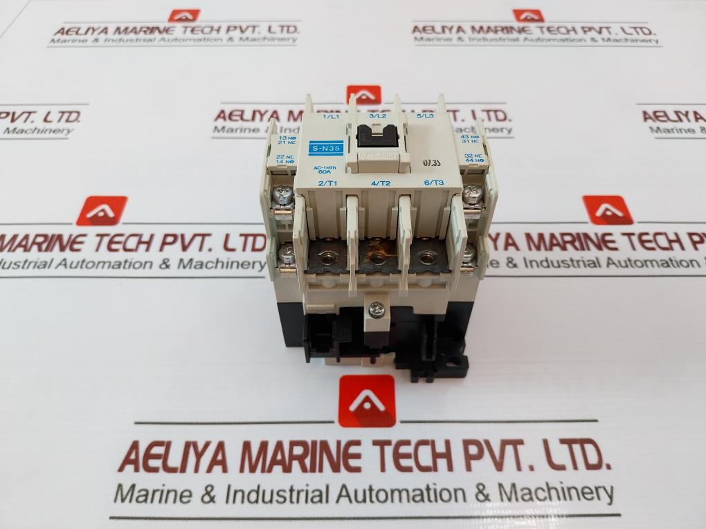 Mitsubishi Electric S-n35 Magnetic Contactor 100V 50Hz 100-110V 60Hz 600V Max.