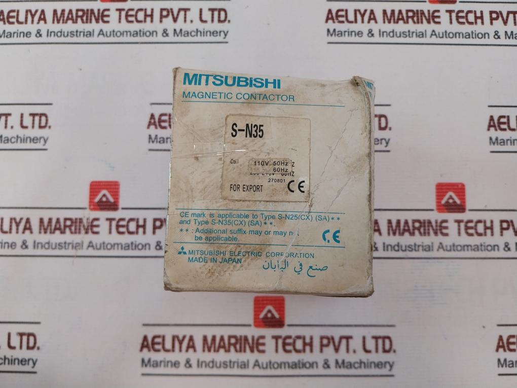 Mitsubishi Electric S-n35 Magnetic Contactor 110V 60Hz Bh742Y926H02