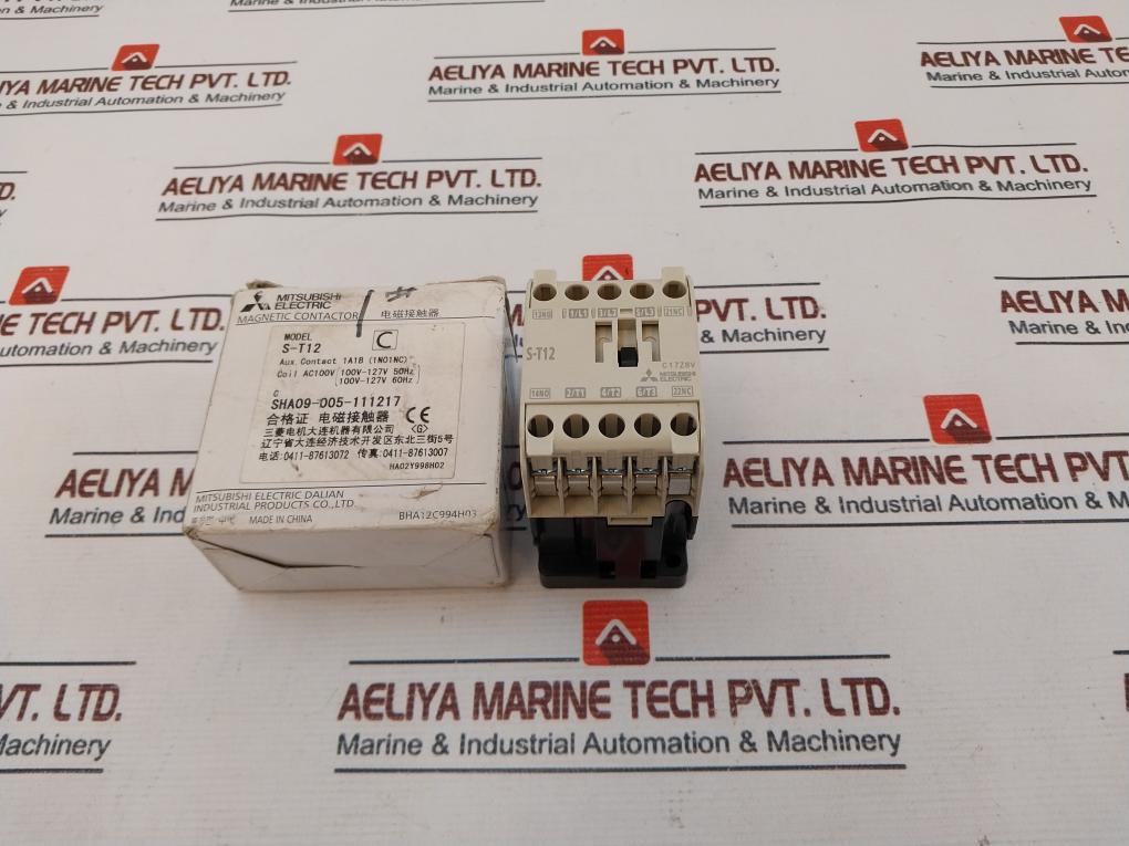 Mitsubishi Electric S-t12 Magnetic Contactor 20A 100-127V 50/60Hz