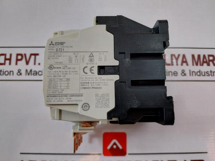 Mitsubishi Electric S-t21 Magnetic Contactor 100-127v 50/60hz 178r1