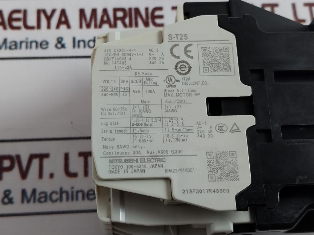 Mitsubishi Electric S-t25 Contactor