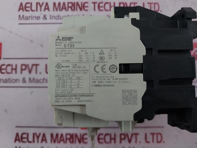 Mitsubishi Electric S-t35 Ac Magnetic Contactor 100-127V 50/60Hz