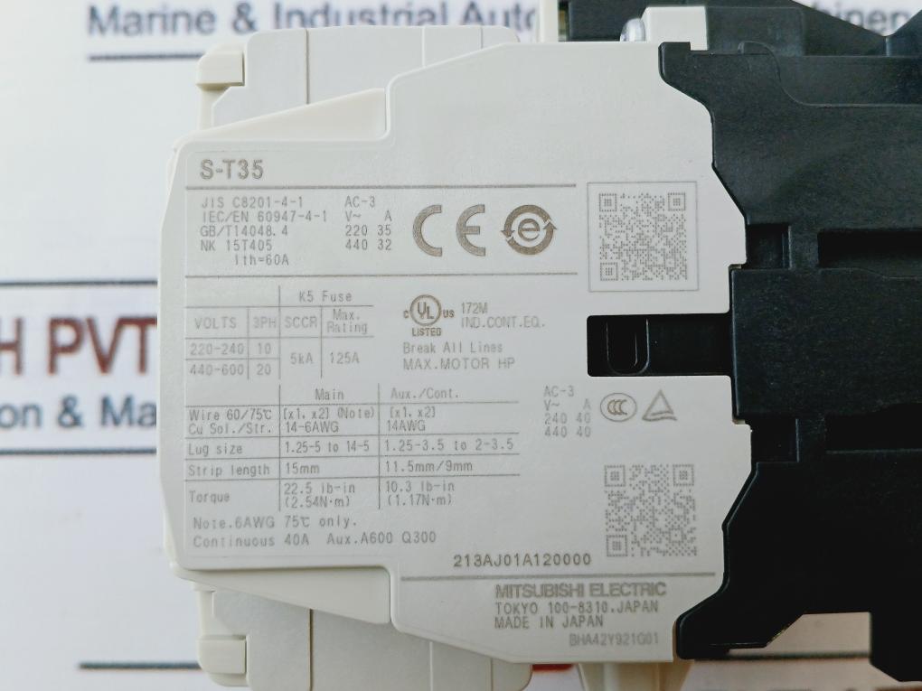 Mitsubishi Electric S-t35 Magnetic Contactor