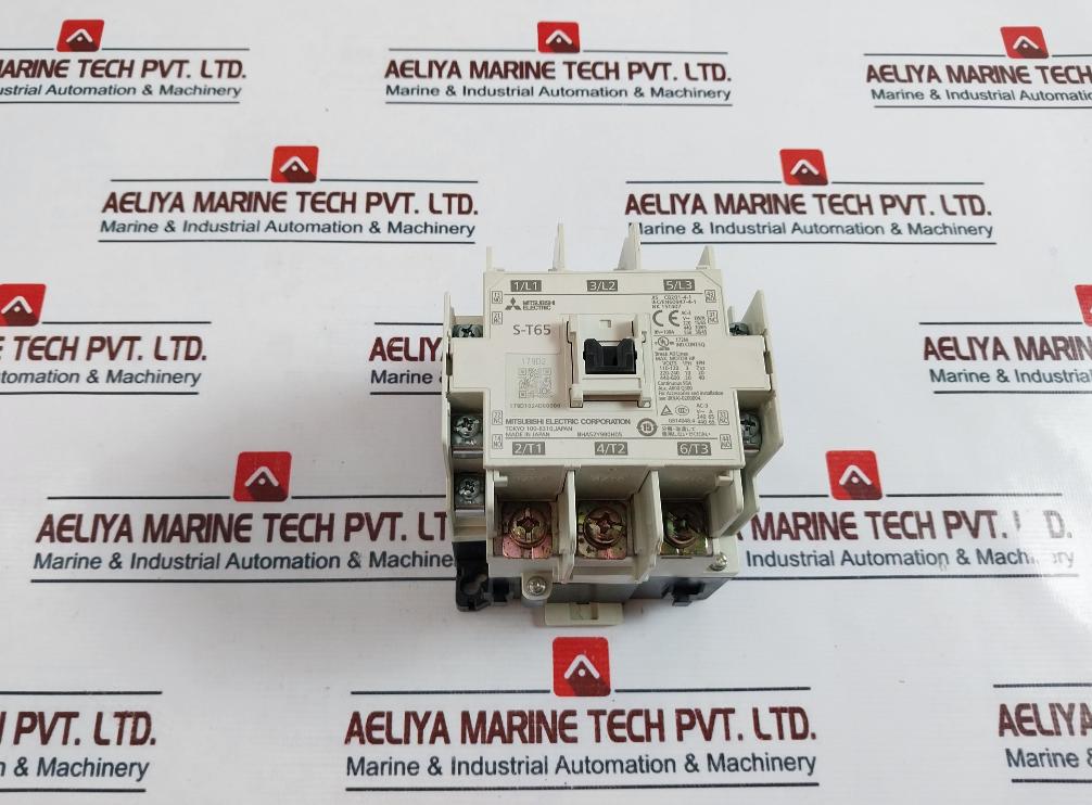 Mitsubishi Electric S-t65, 3 Poles Magnetic Contactor 100A 440V 50/60Z