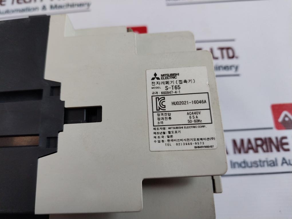 Mitsubishi Electric S-t65, 3 Poles Magnetic Contactor 100A 440V 50/60Z