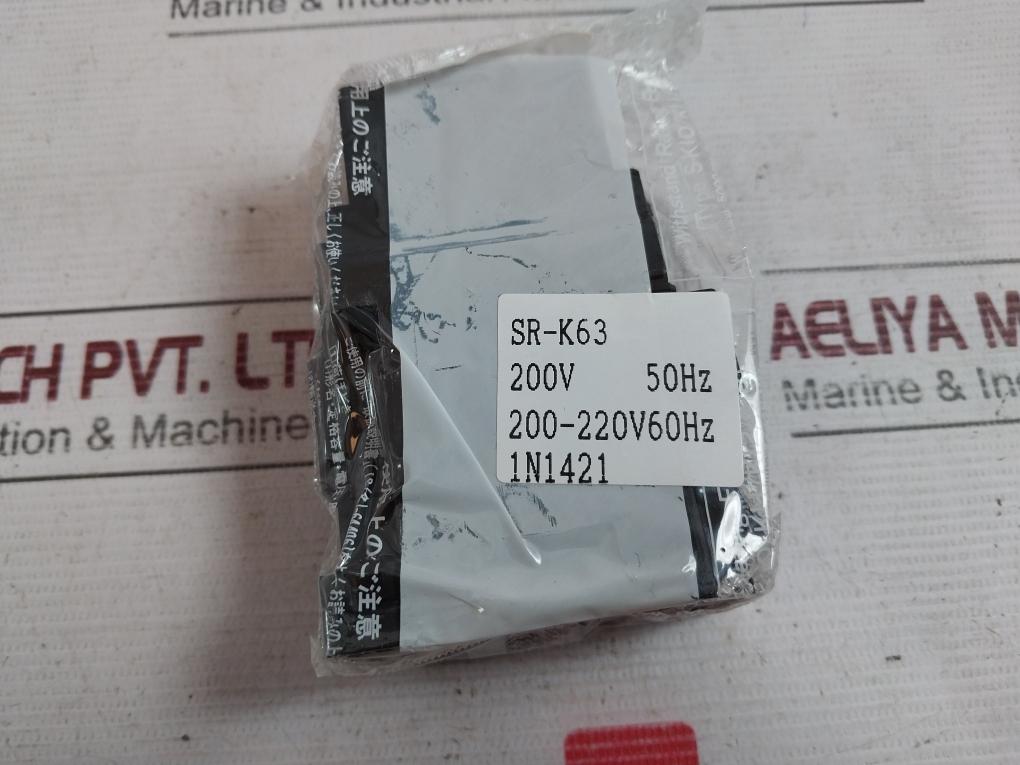 Mitsubishi Electric Sr-k63 Contactor Relay 16A 200V 50Hz 200-220V 60Hz Ac220V