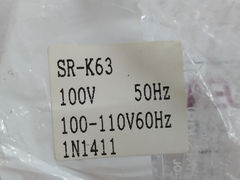 Mitsubishi Electric Sr-k63 Contactor Relay Coil 110V 3A 0.5A