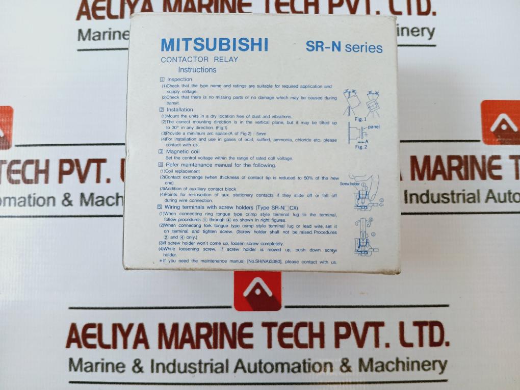 Mitsubishi Electric Sr-n4xa Magnetic Contactor Relay 110v/220v 16a