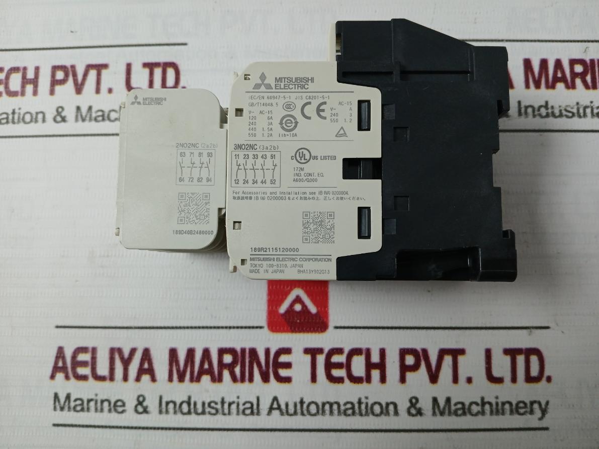 Mitsubishi Electric Sr-t9 Contactor 50/60Hz 10A