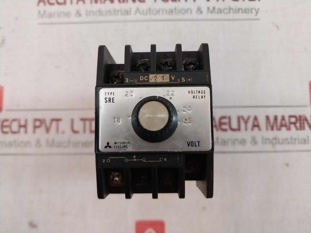 Mitsubishi Electric Sre-k Voltage Detection Relay Ac110/220V 1.5/1A 3A Dc24V