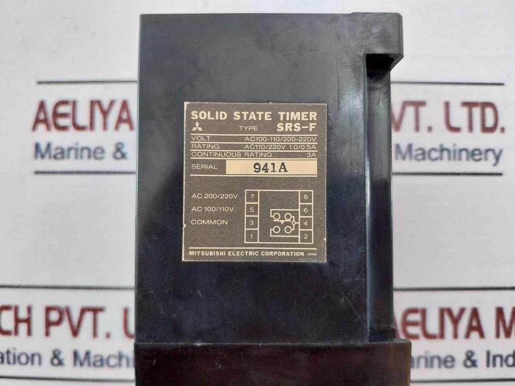 Mitsubishi Electric Srs-f Solid State Timer 0.4-12 Sec