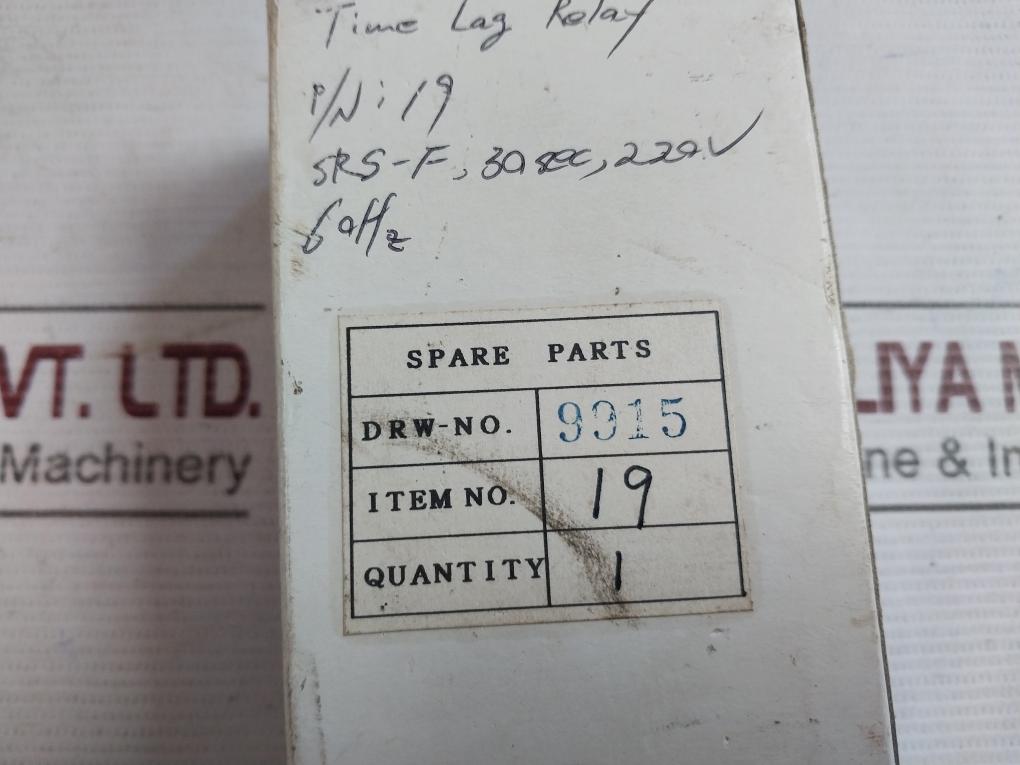 Mitsubishi Electric Srs-f Solid State Timer Ac100-110/200-220V 60Hz