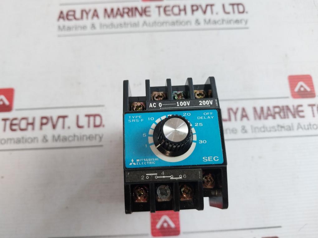 Mitsubishi Electric Srs-f Solid State Timer Ac100-110/200-220V 60Hz
