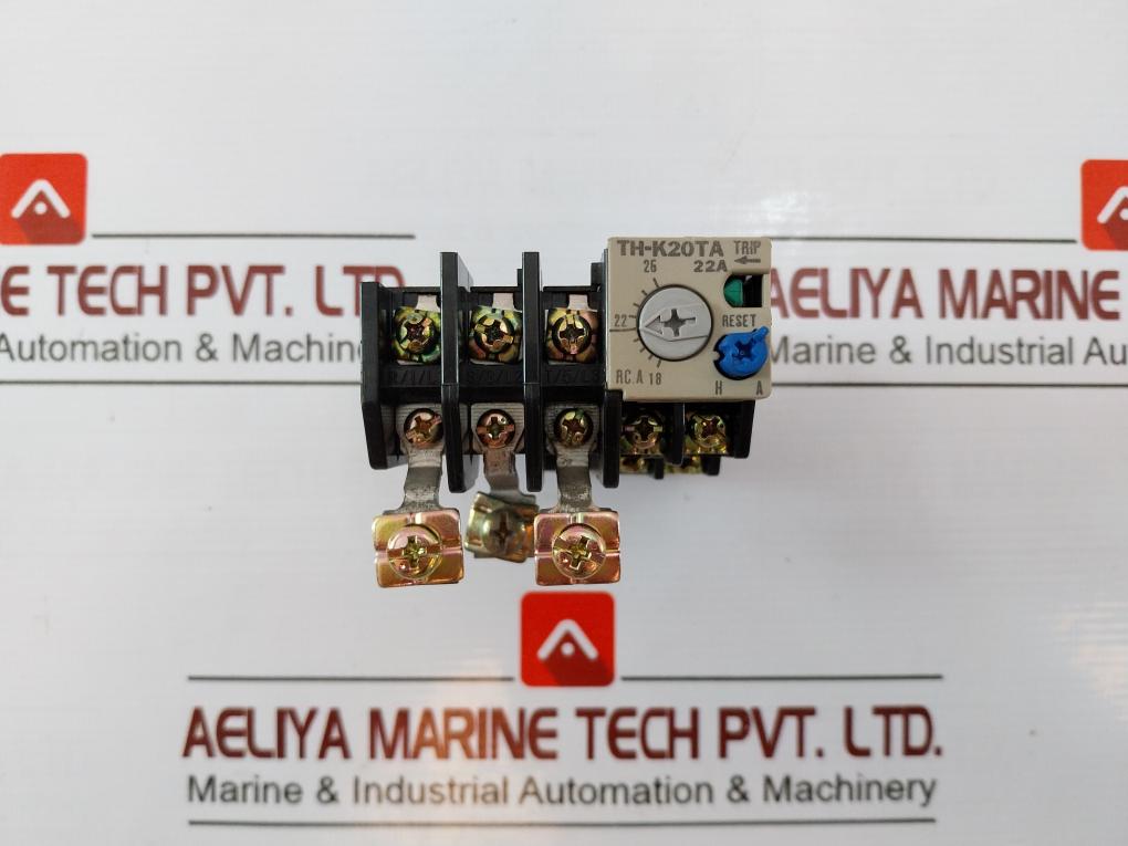 Mitsubishi Electric Th-k20Ta Thermal Overload Relay 22A 600Vac Jem 1356S