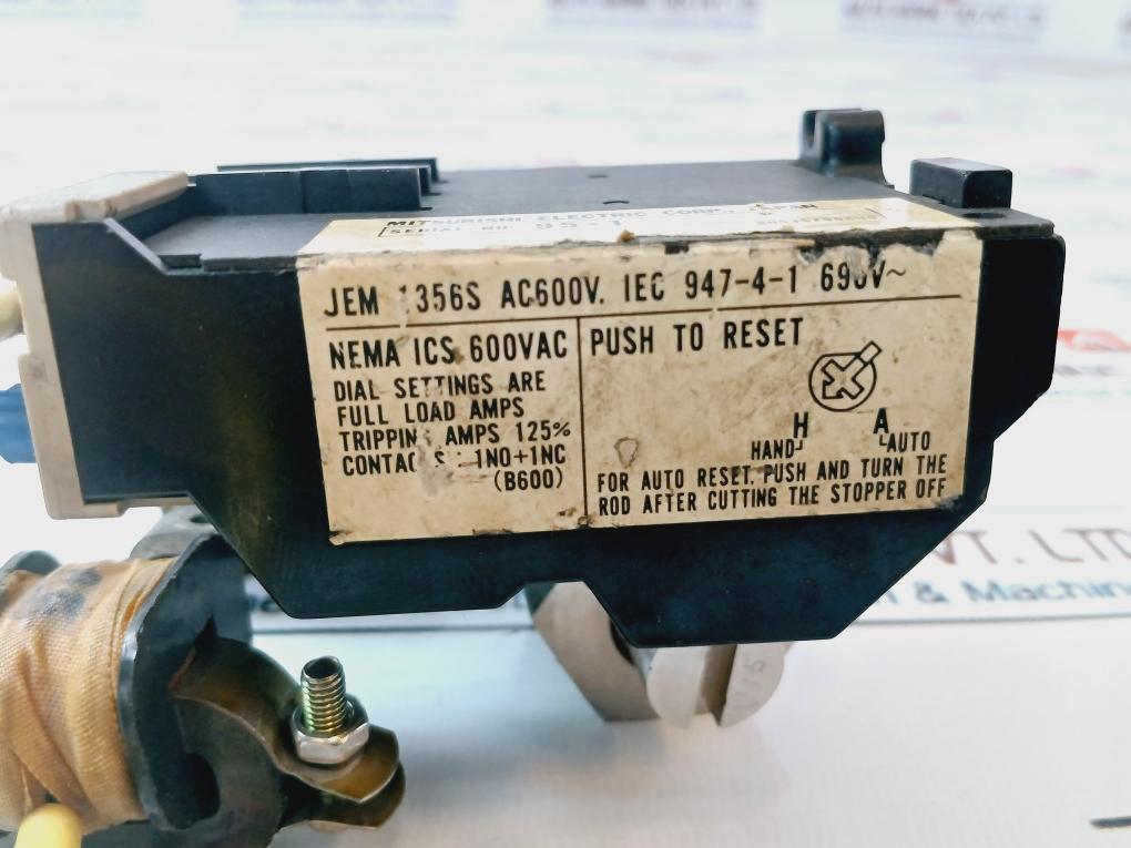 Mitsubishi Electric Th-k20 Thermal Overload Relay 690V~