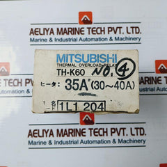 Mitsubishi Electric Th-k60 Thermal Overload Relay