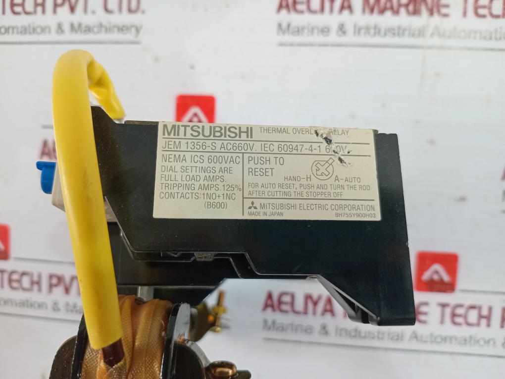 Mitsubishi Th-n60 Thermal Overload Relay 30-40a Ac660v 690v - Aeliya Marine Tech