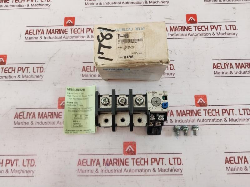 Mitsubishi Electric Th-n60 Thermal Overload Relay Bh755Y900H04 42A 34-50A