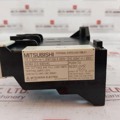 Mitsubishi Electric Th-n60 Thermal Overload Relay Bh755Y900H04 42A 34-50A