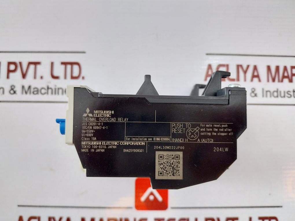 Mitsubishi Electric Th-t25 Thermal Overload Relay Iec/En 60947-4-110A 1Pk414