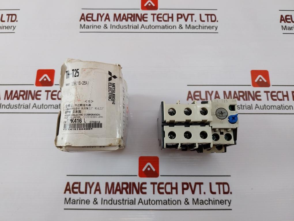 Mitsubishi Electric Th-t25 Thermal Overload Relay Jis C8201-4-1 22A 550V