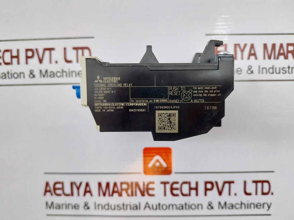 Mitsubishi Electric Th-t25 Thermal Overload Relay Jis C8201-4-1 22A 550V